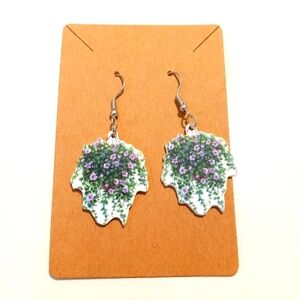 Fashion Jewelry Flower Dangle Earrings